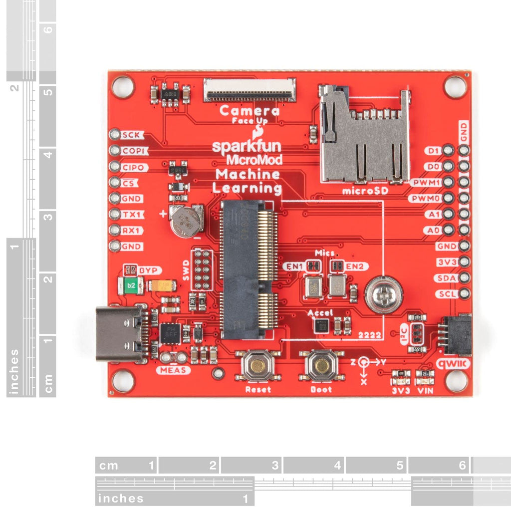 MicroMod Machine Learning Carrier Board with Accelerometer and Qwiic Port R868041