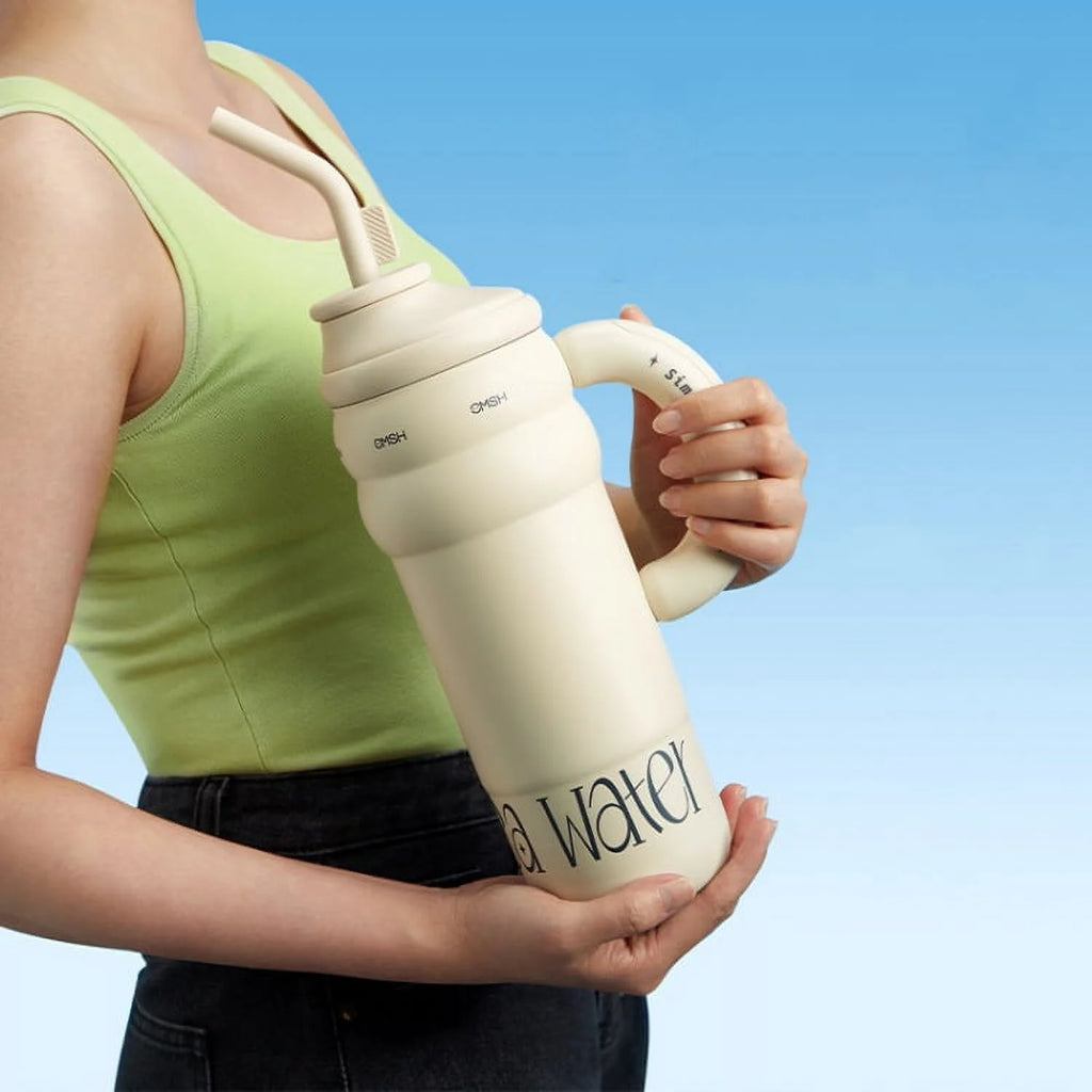 40 oz Stainless Steel Tumbler with Handle V742