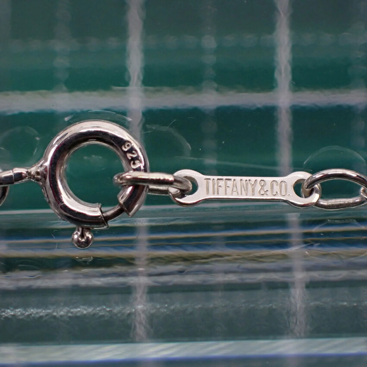 925 bean pendant necklace Z606