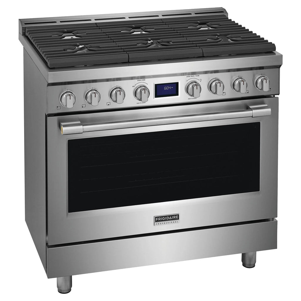 36 In. 4.4 Cu Ft. Stainless Steel Gas Freestanding Range P127994