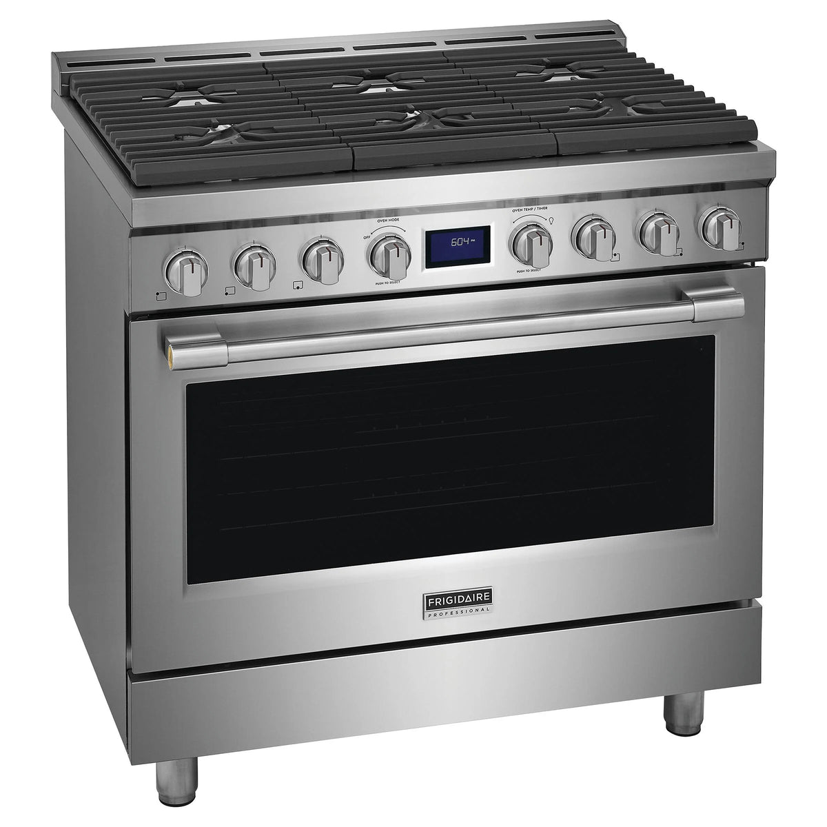 36 In. 4.4 Cu Ft. Stainless Steel Gas Freestanding Range P127994