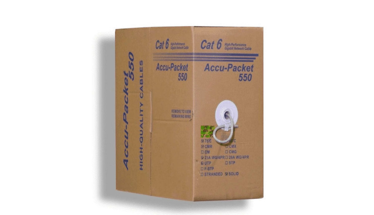 Cat6 Riser Solid Ethernet Cable 1000Ft E362