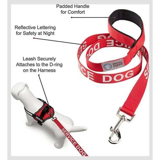 Emotional Support Dog Leash Wrap with Neoprene Handle E71235