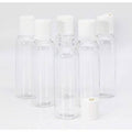 144 Pack 2 oz Clear Empty Refillable Pet Bottles with White Disc Top Cap J318625