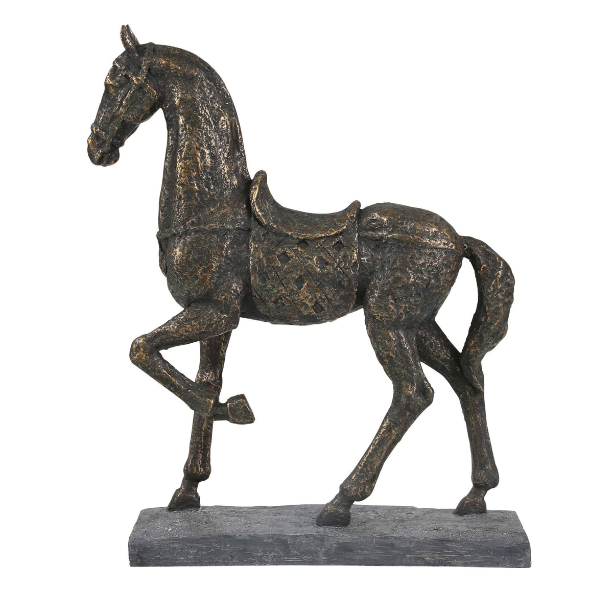 Bronze Polyresin Horse A68178