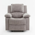 Ash Grey Microfiber Glider Rocker Recliner S339