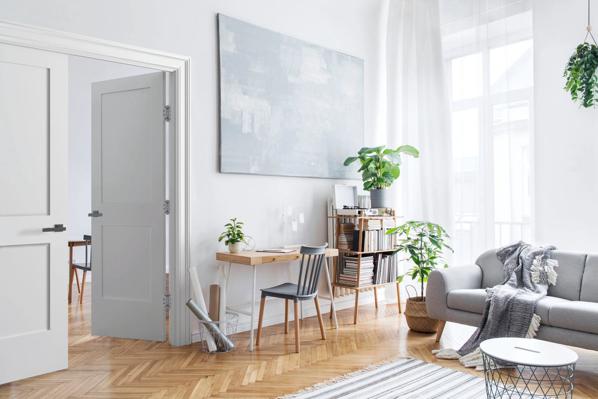 Solid Core Double Prehung French Door with Oil Rubbed Bronze Hinges G640279