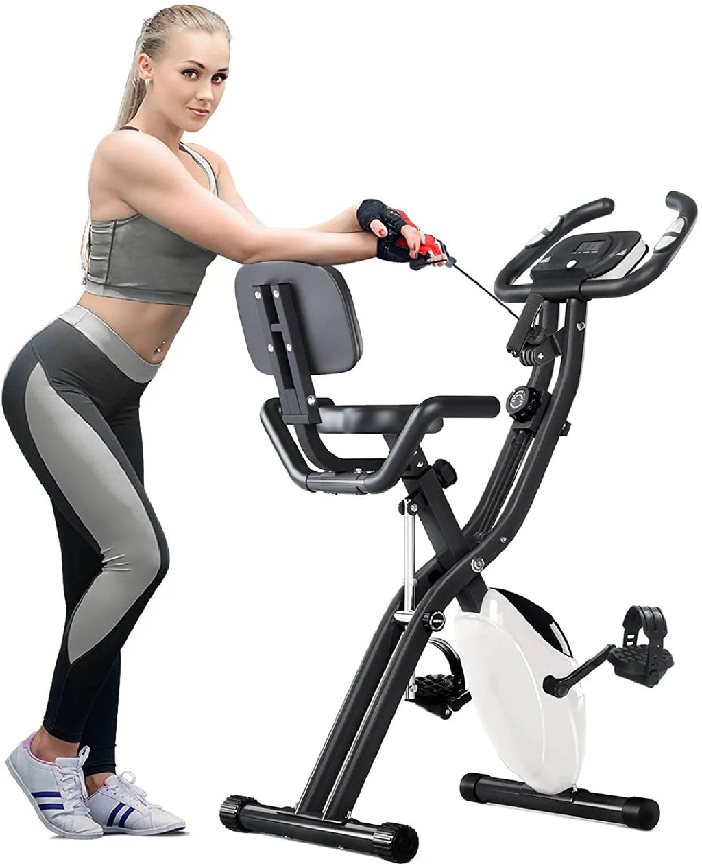 Folding 3-in-1 Recumbent Exercise Bike W630084