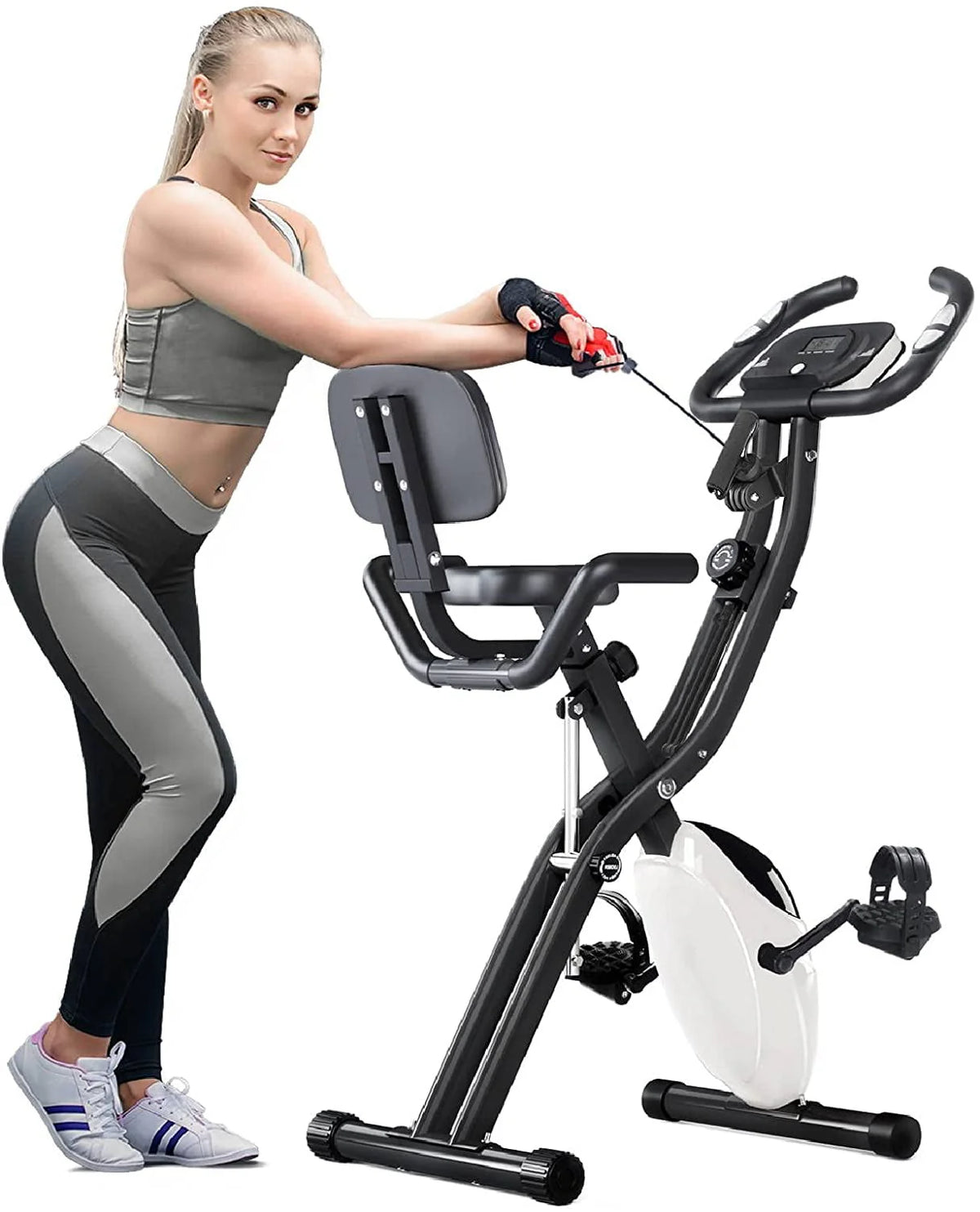 Folding 3-in-1 Recumbent Exercise Bike W630084