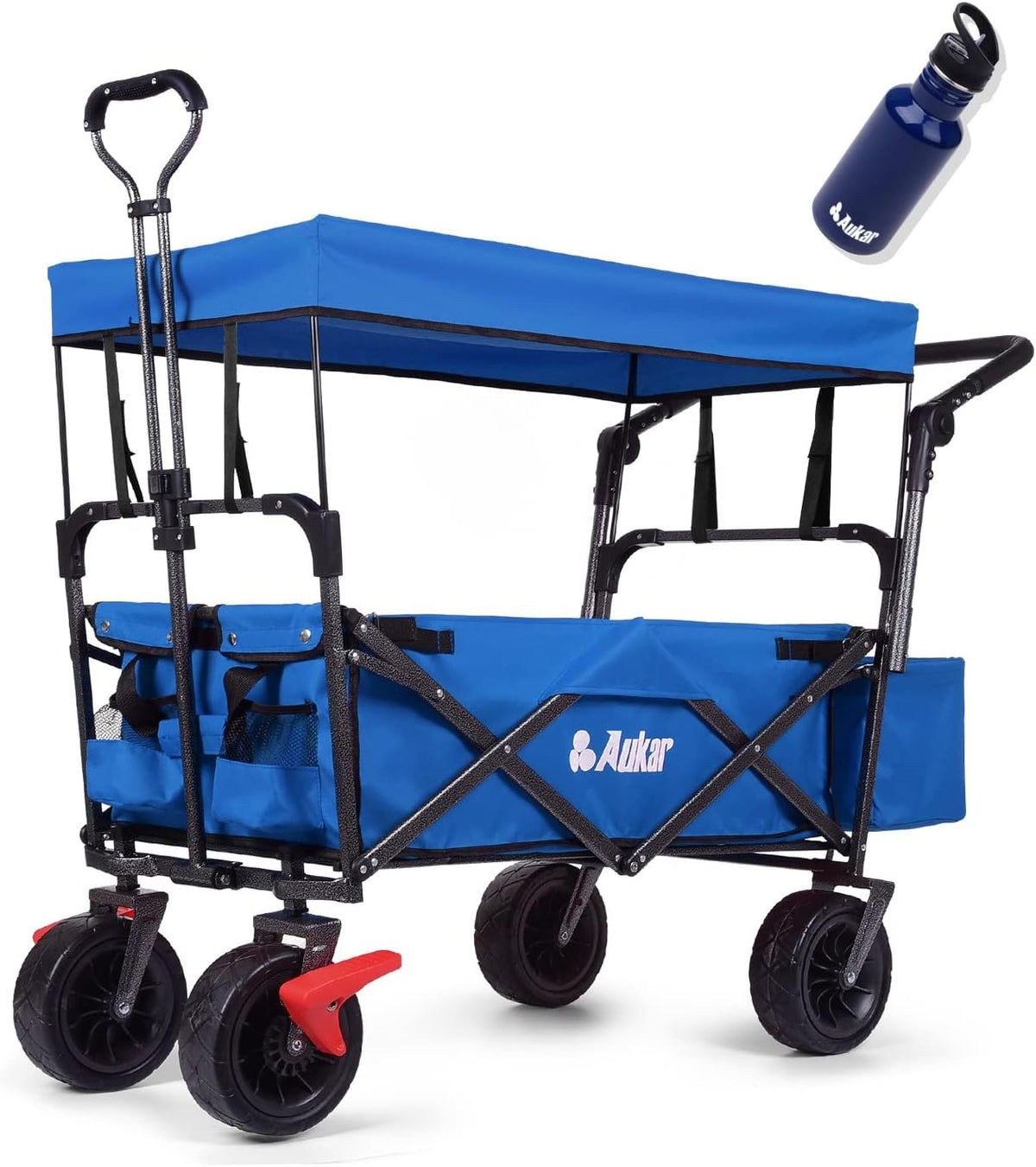 Collapsible Heavy Duty Utility Cart with All Terrain Wheels X4087
