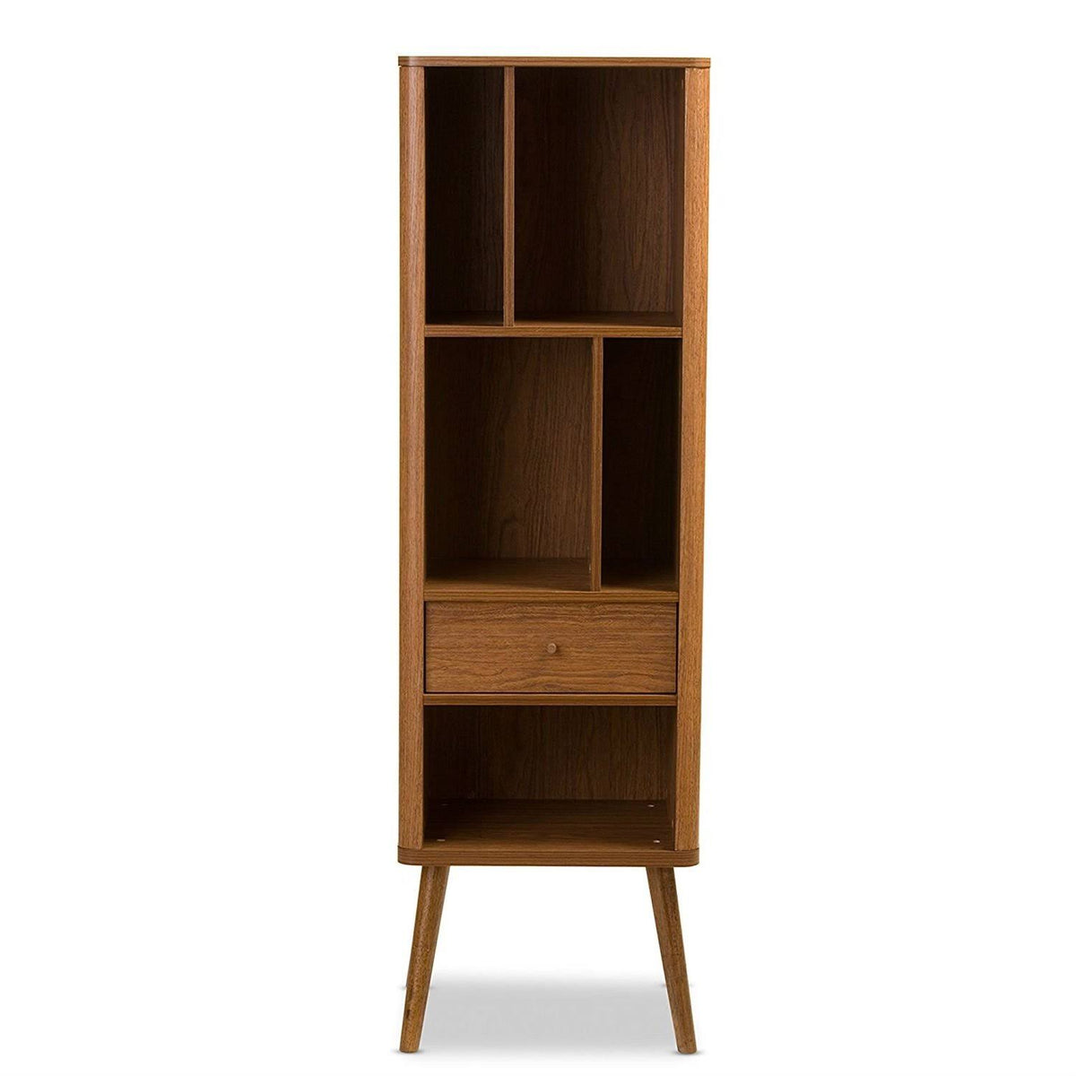 Mid-Century Modern Bookcase Sideboard Cabinet Q548