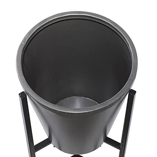 Iron Conical Planters with Stand Set of 3 U823