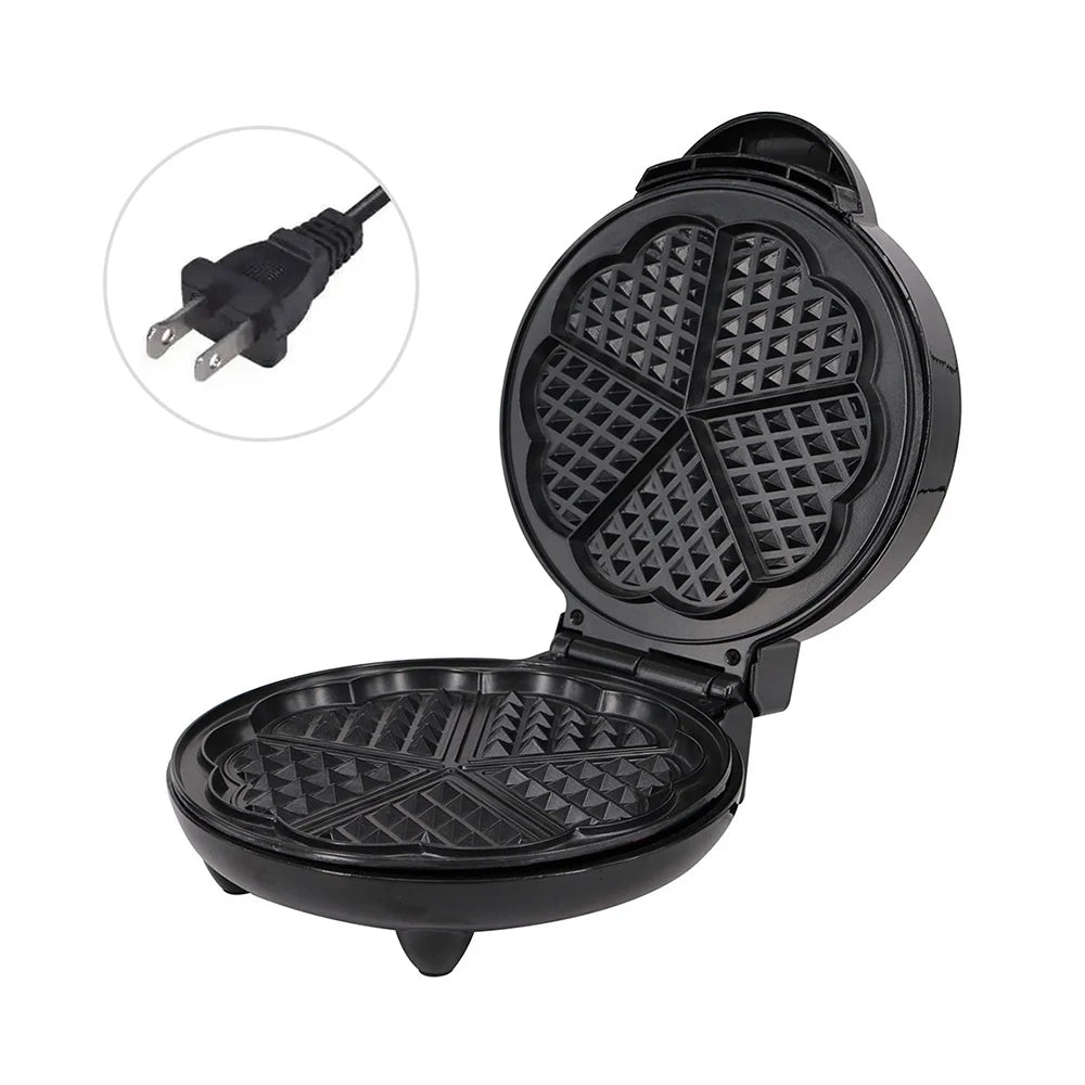 5 Heart-Shaped Waffle Electric Waffle Maker I6606