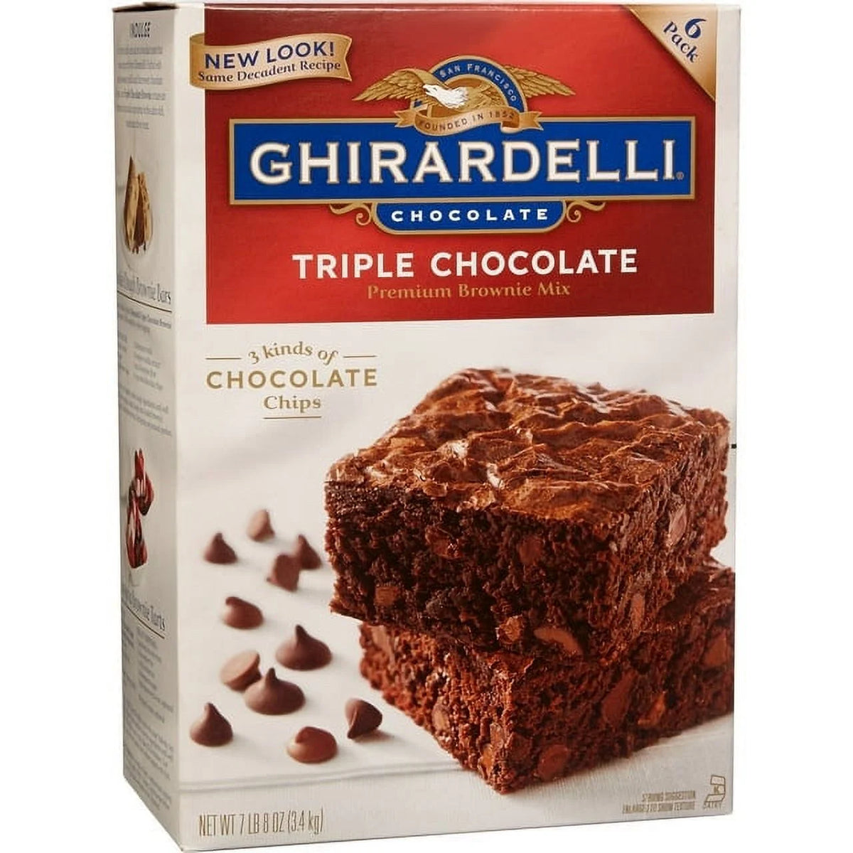 Triple Chocolate Brownie Mix, 6-Count G139602