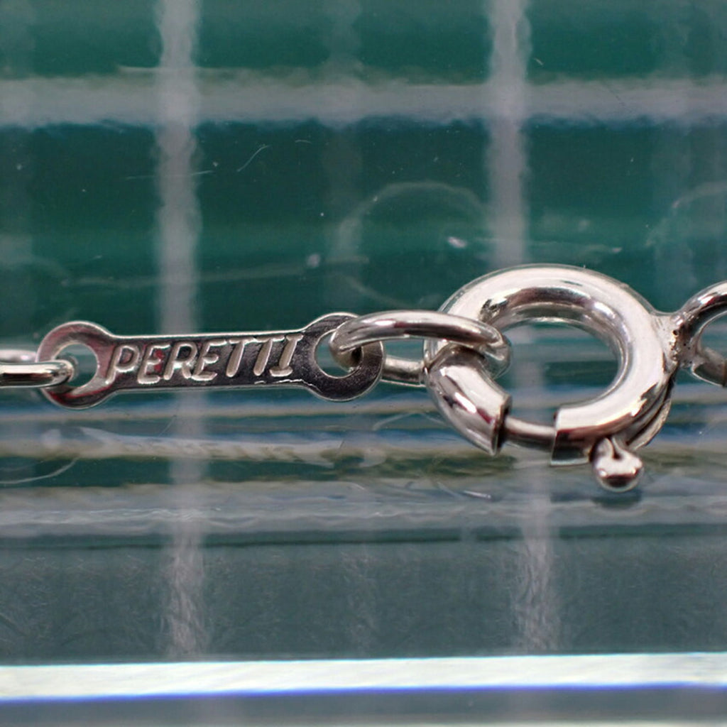 925 bean pendant necklace Z606
