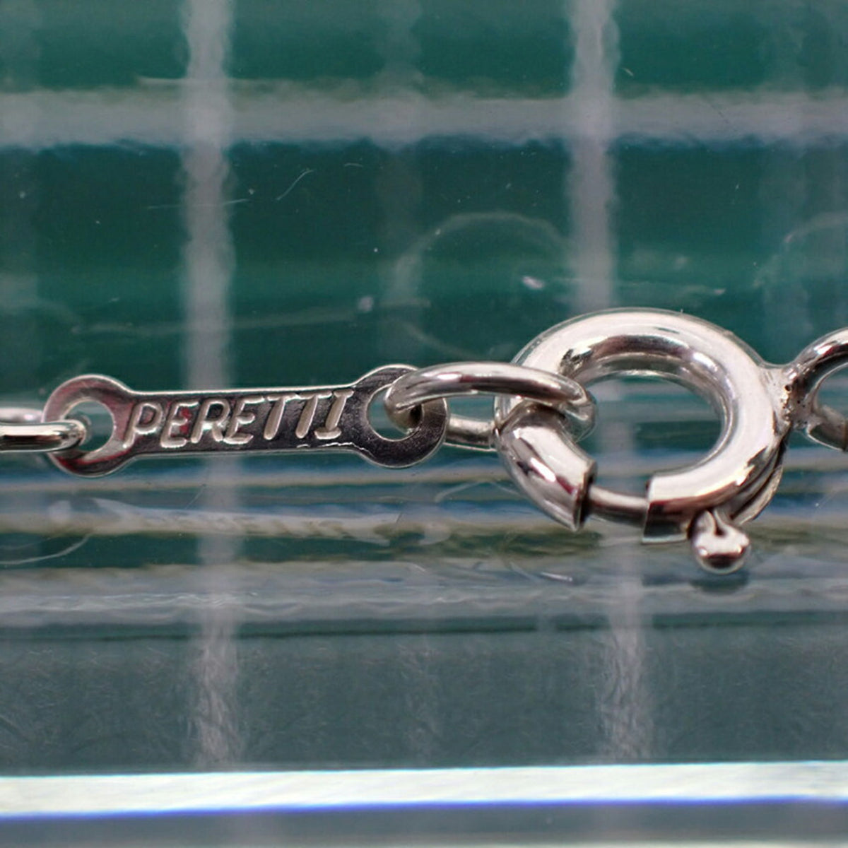 925 bean pendant necklace Z606