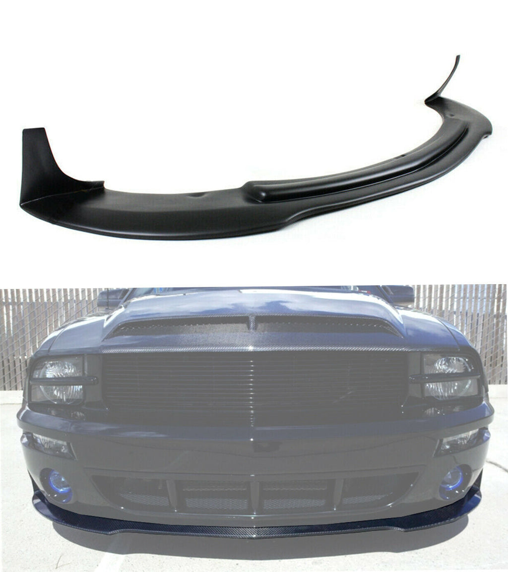 Matted Black Front Bumper Chin Lip Spoiler Splitter for Ford Mustang V8 A4671