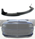 Matted Black Front Bumper Chin Lip Spoiler Splitter for Ford Mustang V8 A4671