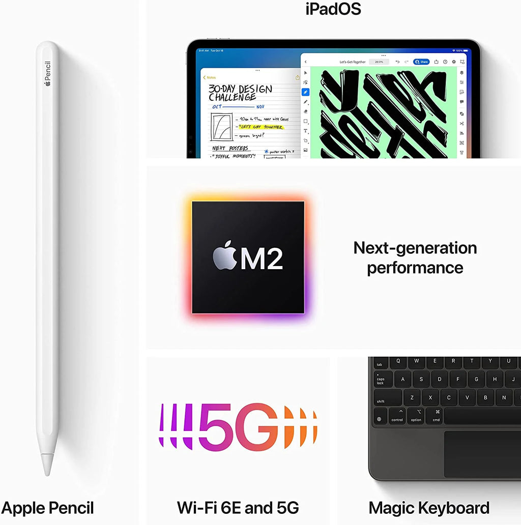12.9-in iPad Pro Wi-Fi + Cellular 1TB Silver R88672