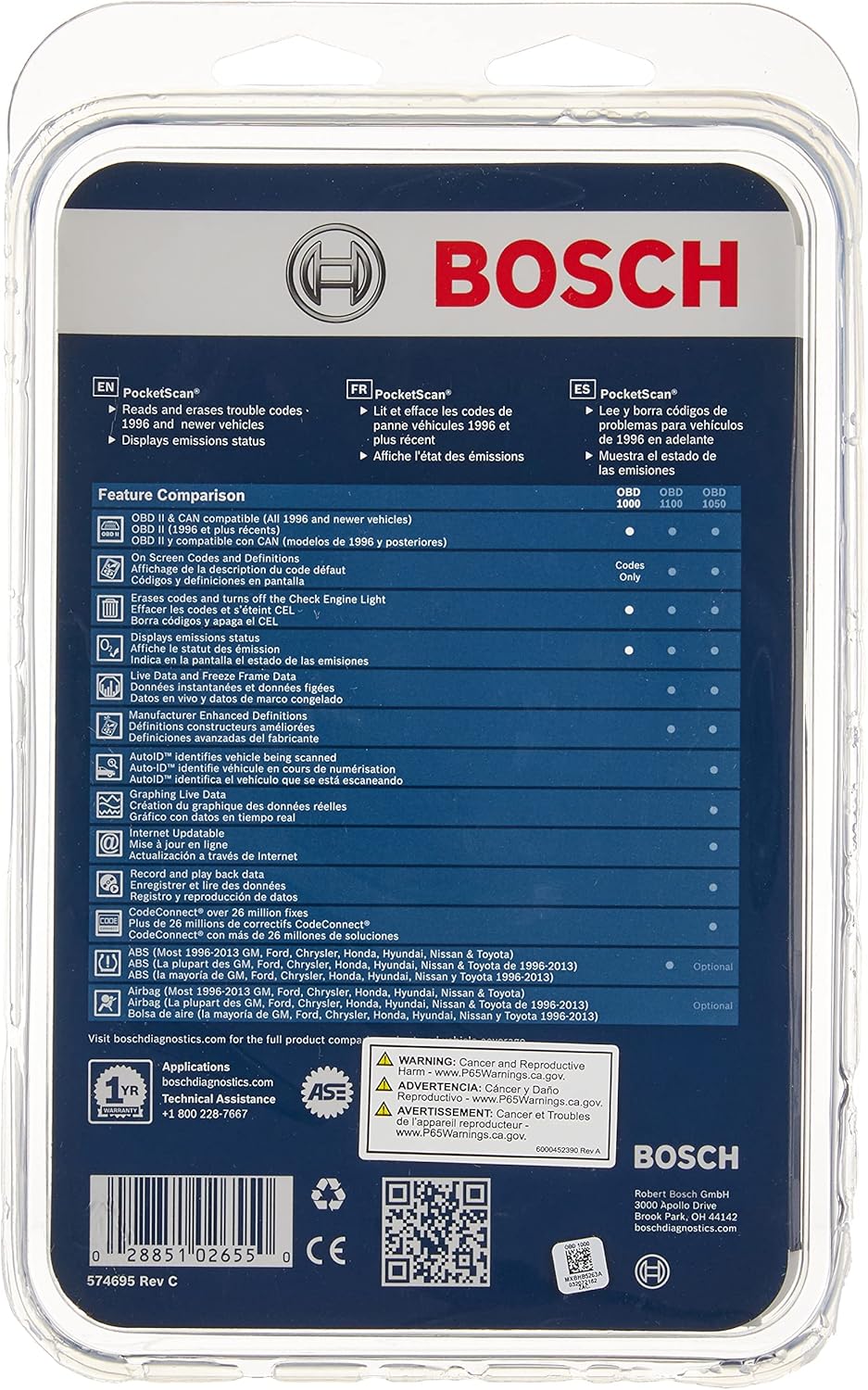 OBD 1000 Diagnostic Vehicle Scanner R903