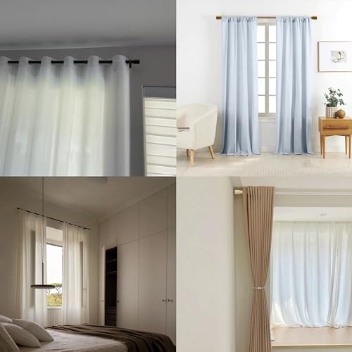 Golden Adjustable Curtain Rod 16 to 48 Inches Z363505