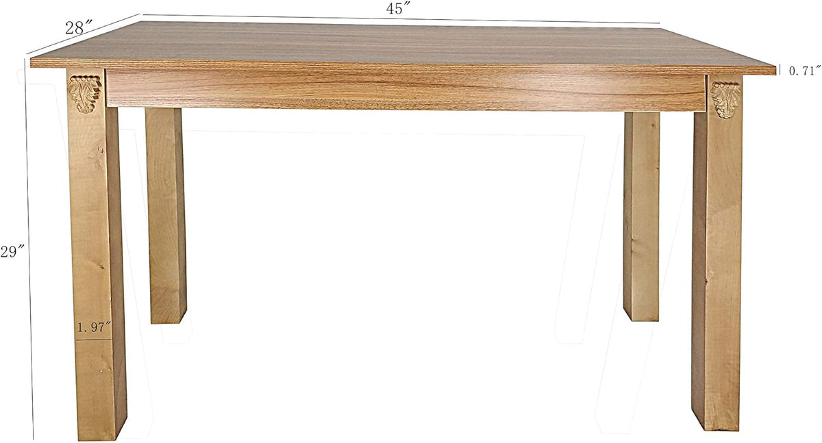 45" L x 28" D x 29" H Wood Communion Table V198465