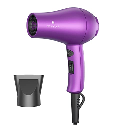 Compact 1000W Blow Dryer with Concentrator, Purple V398930