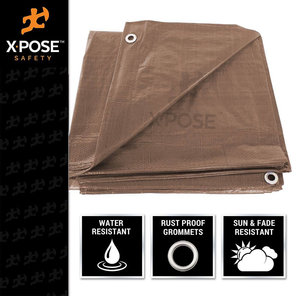 Brown Poly Tarps Case of 6 C4497