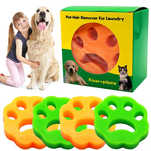 4 Pack Reusable Pet Hair Remover for Laundry E1276