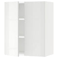 White Wall Cabinet with 2 Doors T452109