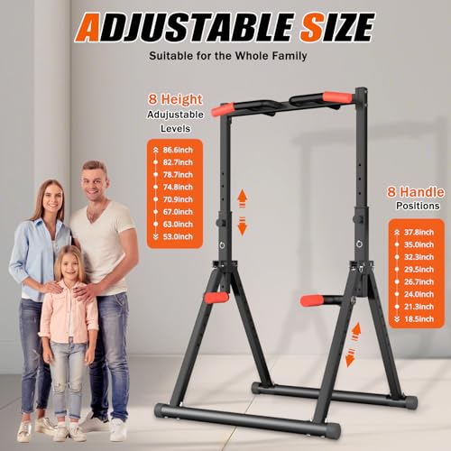 Foldable Pull Up Dip Station I86358