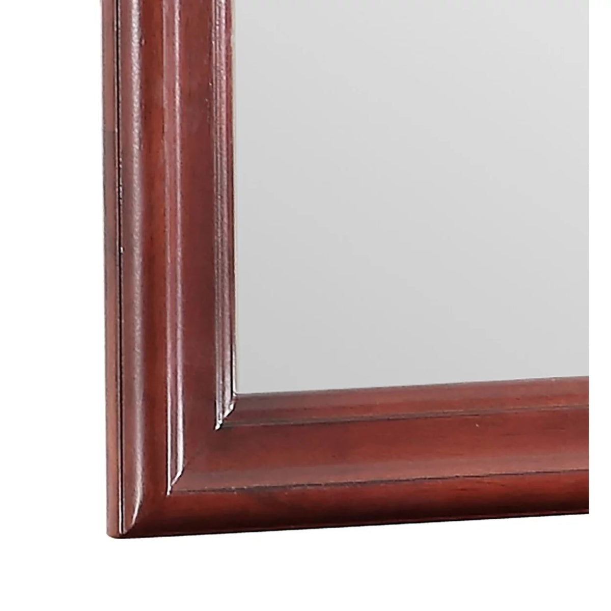 38 in. Square Wood Framed Dresser Mirror T88666