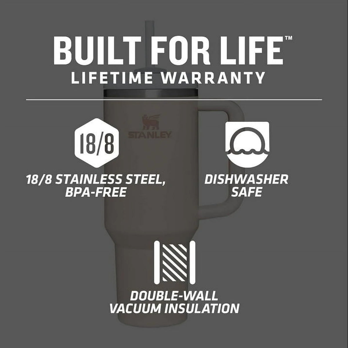 40oz Stainless Steel Tumbler Black C850508