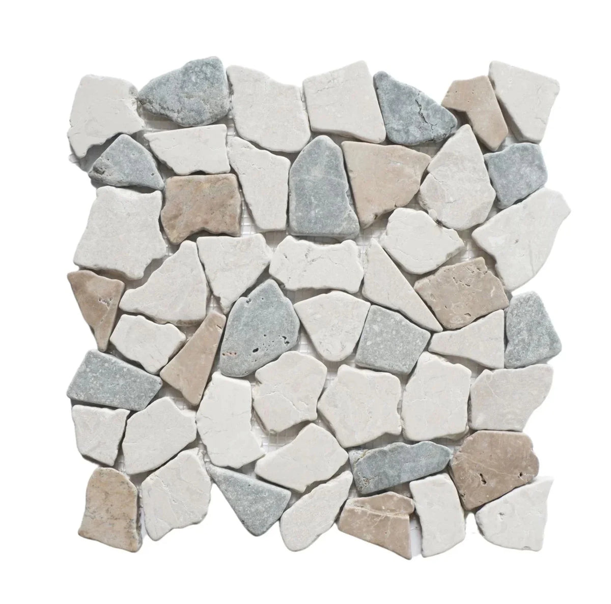 Sea Sand Mosaic Wall & Floor Tile 11.4" X 11.4" 5 tiles per case A866