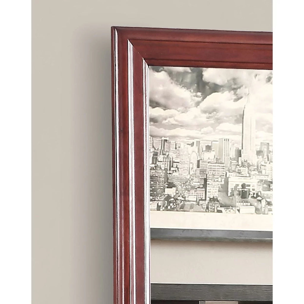 38 in. Square Wood Framed Dresser Mirror T88666