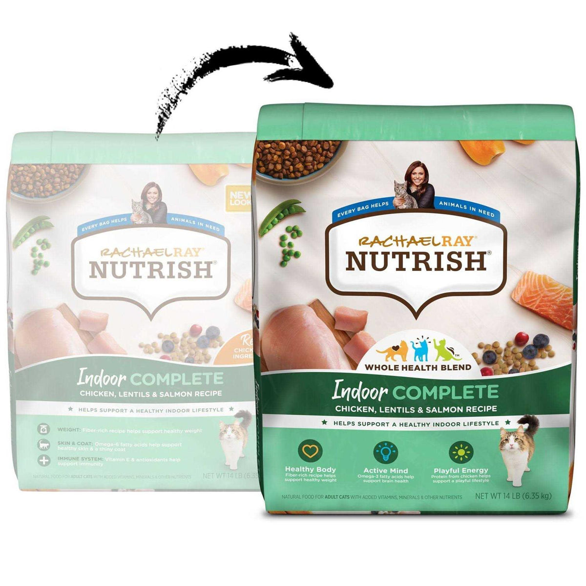 Chicken with Lentils & Salmon Dry Cat Food U822022