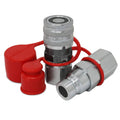 Flat Face Quick Connect Hydraulic Coupler 1/2x22 Body Size G21801