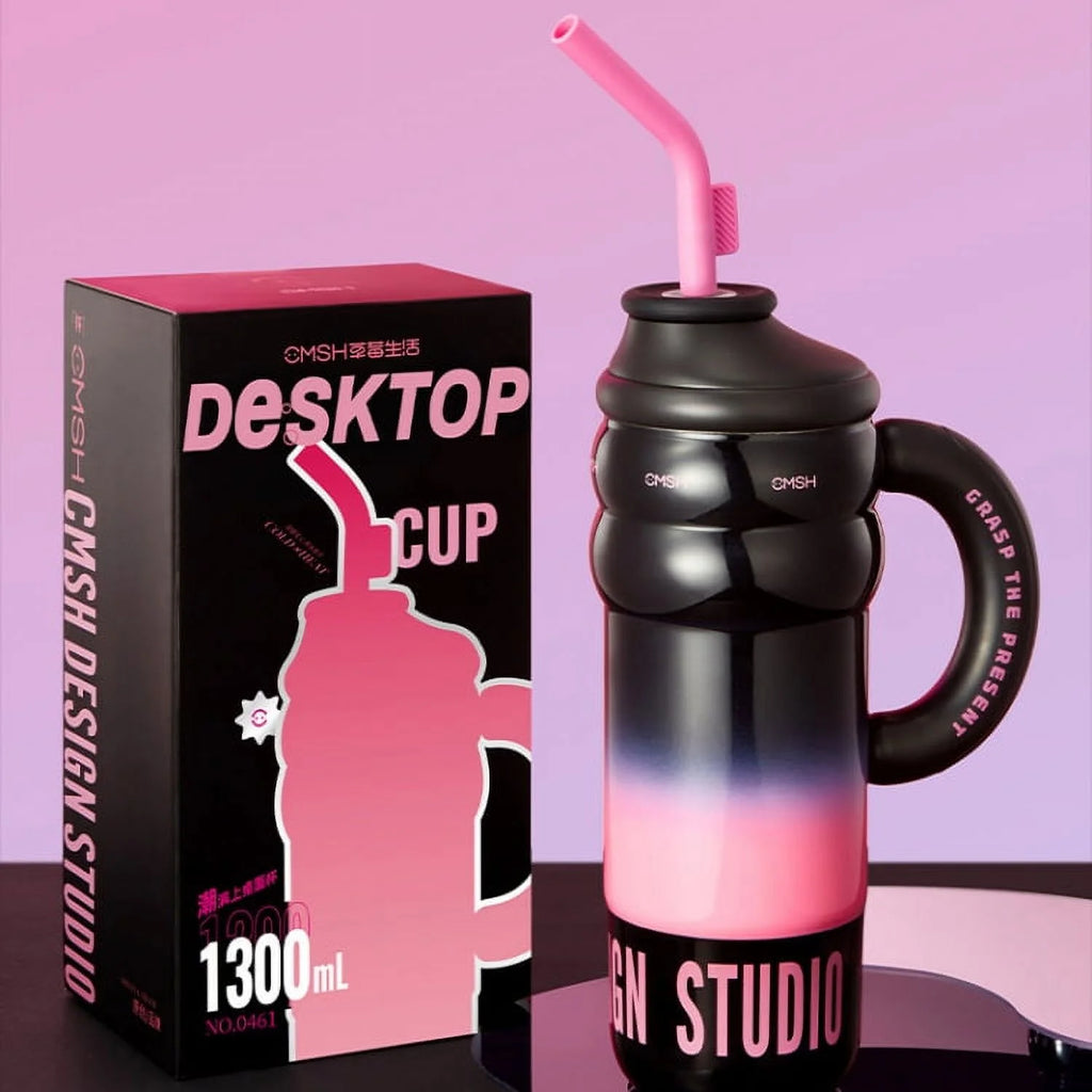 40 oz Stainless Steel Tumbler with Handle V742
