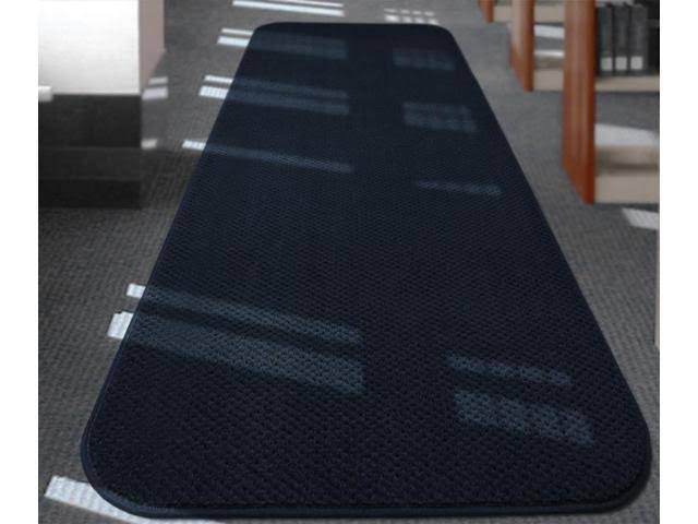 Navy Blue Skid-Resistant Carpet Runner R852446