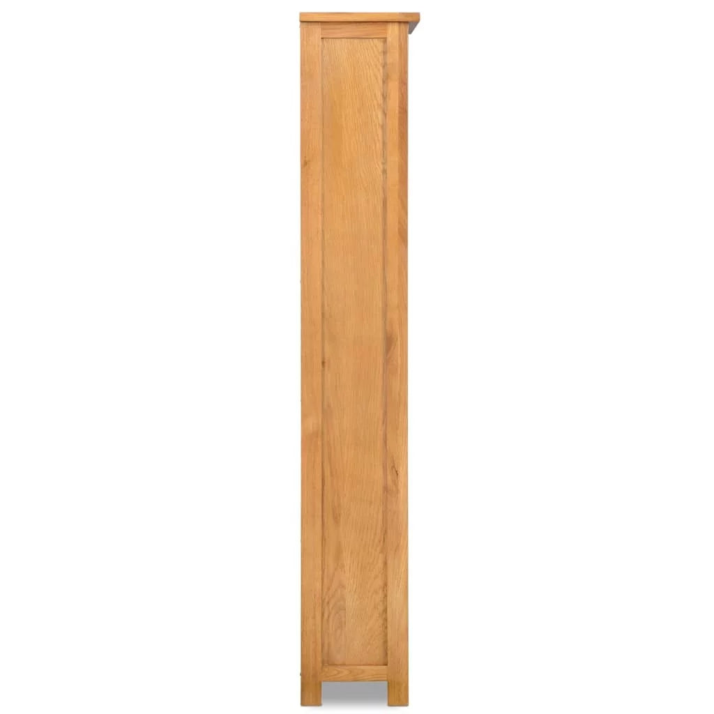 5-Tier Solid Oak Wood Bookcase X807