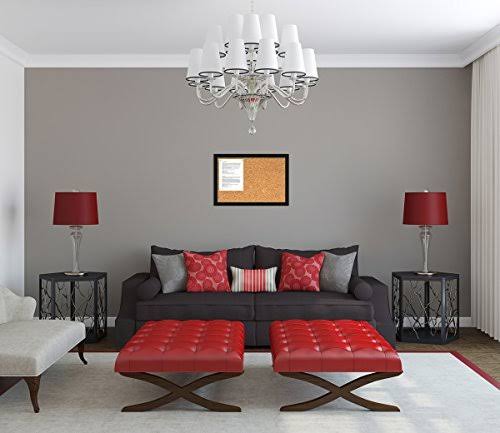 Black Framed Cork Board B20001