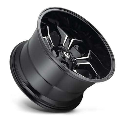 Gloss Black Milled 20x12 Wheel E7419