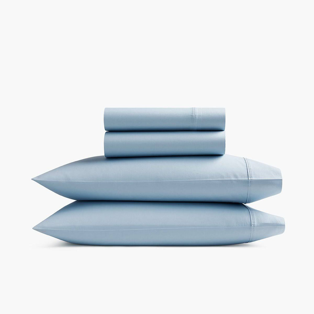 Queen Size Sateen Sheet Set in Slate Blue R732