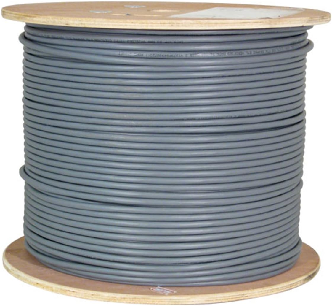 Green Shielded 23AWG Solid Bare Copper PVC 1000ft Bulk Ethernet Cable J588513