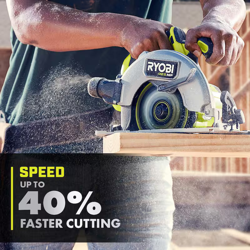 18V Brushless Cordless 7-1/4 in. Circular Saw Kit with Battery and Charger W39952