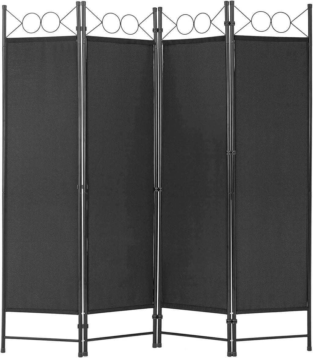 4 Panel 6FT Steel Frame Folding Privacy Divider A748