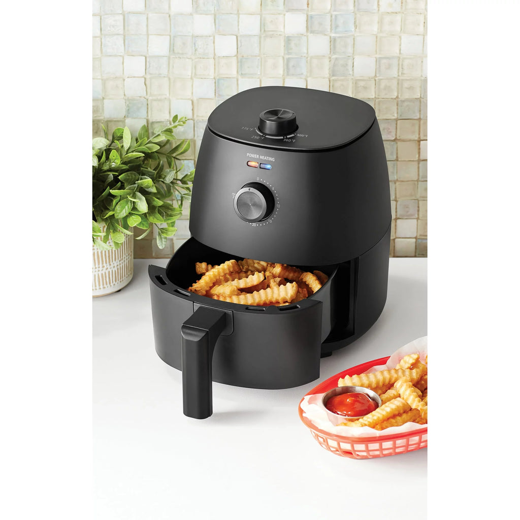 Black 2.2 Quart Compact Air Fryer N65589