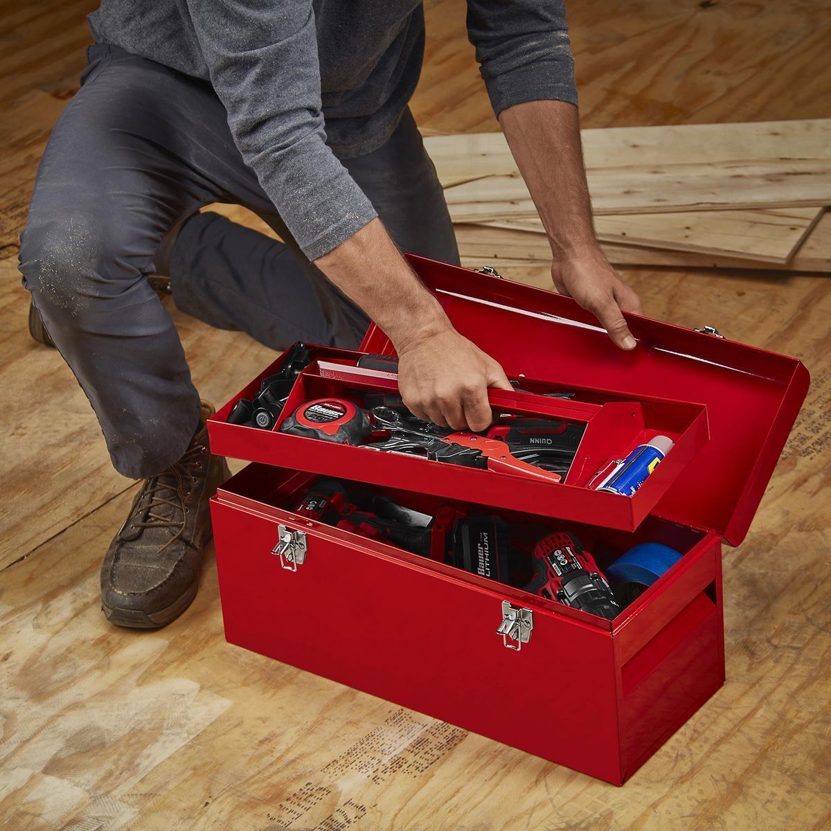 21 in. Steel Toolbox M2982