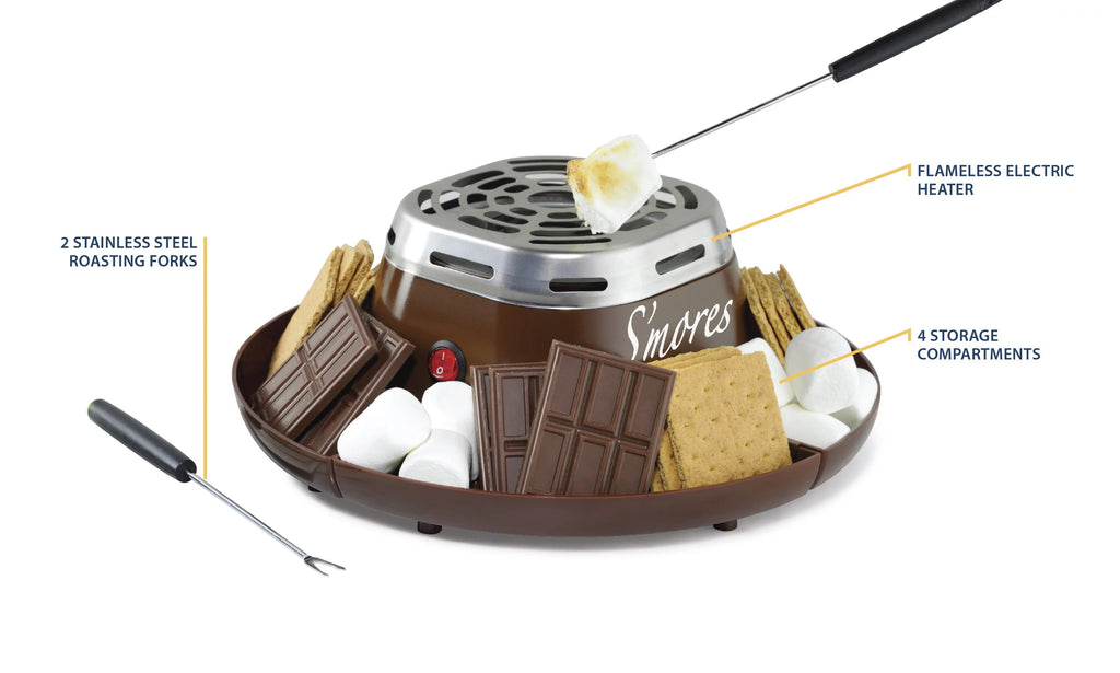 Indoor Electric Stainless Steel S'mores Maker S7695