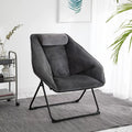 Grey Micromink Folding Chair J5694